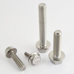 M8 Paslanmaz  Flanşlı Civata Çeşitleri DIN6921