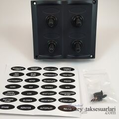 4'lü, İzoleli, Switch Panel Sigortalı