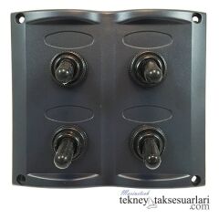 4'lü, İzoleli, Switch Panel Sigortalı