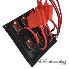 6'lı, İzoleli, Switch Panel Sigortalı