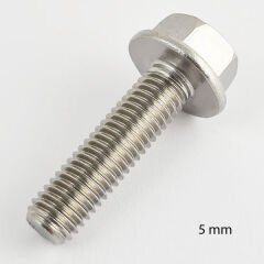 M5 Paslanmaz  Flanşlı Civata Çeşitleri DIN6921