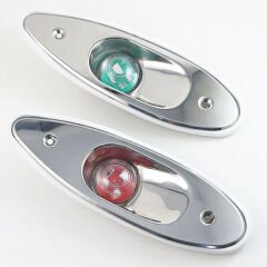 Burun Seyir Feneri iskele Sancak Takım 12V LED