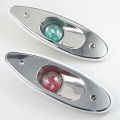 Burun Seyir Feneri iskele Sancak Takım 12V LED