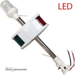 42CM KOMBİNE BAYRAK DİREĞİ    (LEDLİ HAREKETLİ AYAK))