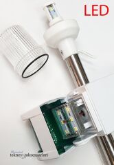 42CM KOMBİNE BAYRAK DİREĞİ    (LEDLİ HAREKETLİ AYAK))