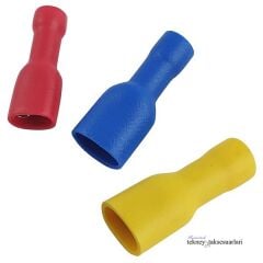 Tam İzoleli Dişi Faston Tip Kablo Uçları Çeşitleri 10'lu PAKET