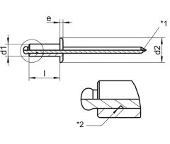6 mm Paslanmaz Pop Perçin Çeşitleri
