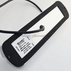 LED Projektör 20cm 12/24V GRİ Sanel