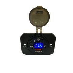 TYPE-C - USB SOKET VOLT GÖSTERGELİ 12-24V