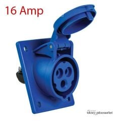 IP44 16 Amp. 32 Amp. Sahil Besleme Prizi (Eğik)