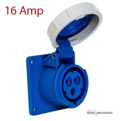 IP67  16 Amp. 32 Amp. Sahil Besleme Prizi (Düz)