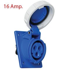 IP67 16 Amp. 32 Amp. Sahil Besleme Prizi (Eğik)