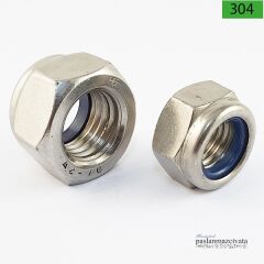 Paslanmaz Fiberli Somun Çeşitleri DIN985