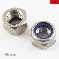 Paslanmaz Fiberli Somun Çeşitleri DIN985