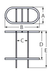 300mm Çift Usturmaça Tutucu