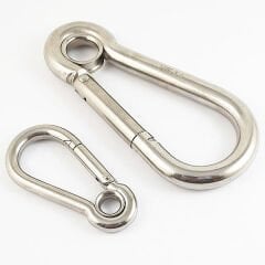 GÖZLÜ KARABİNA  316 KALİTE,ÇEŞİTLERİ