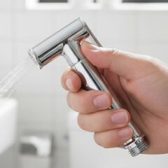 Pirinç El Duşu - Krome Kaplama, Ağır Hizmet Tipi Tekne Duş Başlığı