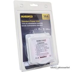 16 Amp. Marinco Plastik Güverte Prizi