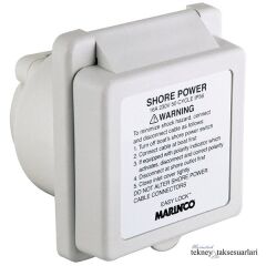 16 Amp. Marinco Plastik Güverte Prizi