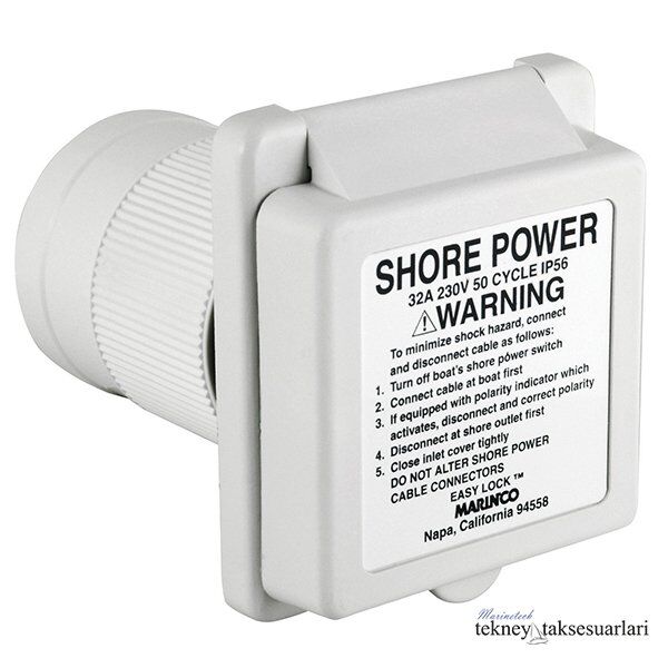 32 Amp. Marinco Plastik Güverte Priz