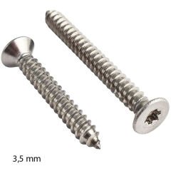 3,5mm Paslanmaz Torx HB Saç Vidası Çeşitleri