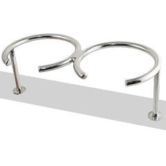 Paslanmaz İkili Bardak Tutucu, Bardaklık