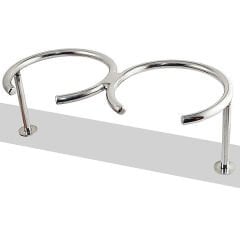 Paslanmaz İkili Bardak Tutucu, Bardaklık