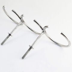 Paslanmaz Üçlü Bardak Tutucu, Bardaklık