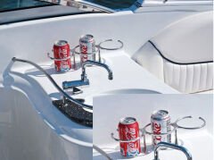 Paslanmaz Üçlü Bardak Tutucu, Bardaklık