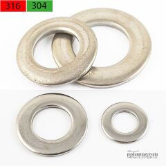 Paslanmaz Pul, Dar Pul Çeşitleri DIN125