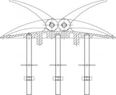 Paslanmaz Katlanır Baba, 280x44mm