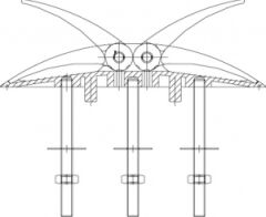 Paslanmaz Katlanır Baba, 360x55mm