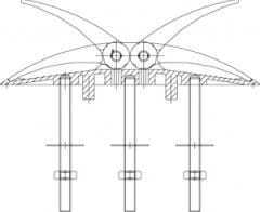 Paslanmaz Katlanır Baba, 360x55mm