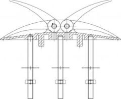 Paslanmaz Katlanır Baba, 360x55mm