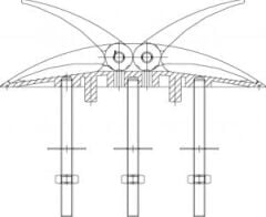 Paslanmaz Katlanır Baba, 360x55mm