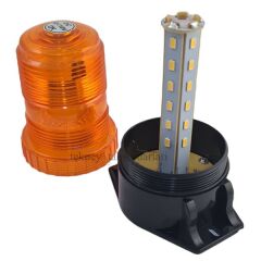 TURUNCU LED Çakarlı Tepe Lambası 12-24V