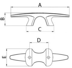 Osculati Bull Dog koç boynuzu 205mm