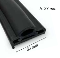 Plastik Kasa Küpeşte Fitili 50x27cm