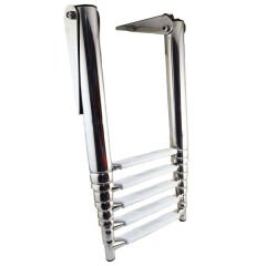 Paslanmaz Teleskopik Merdiven, 3, 4, 5 Basamak Çeşitleri