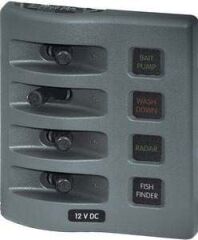Blue Sea Systems WeatherDeck su geçirmez sigorta paneli