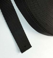 50mm Siyah Şerit Halat / Kayış Halat
