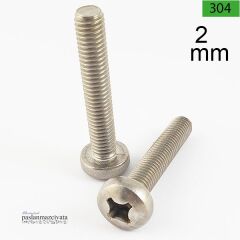 M2 Paslanmaz Yıldız Silindir Baş Vida Çeşitleri (YSB) DIN7985