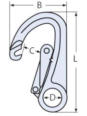 Çift Kilitli Karabina - Gözlü