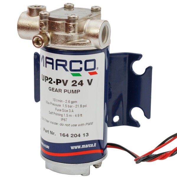 Marco UP2-PV 24V Güverte Yıkama Pompası (PTFE Dişli)