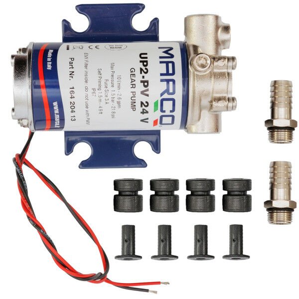 Marco UP2-PV 24V Güverte Yıkama Pompası (PTFE Dişli)