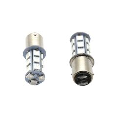 18 Led'li Ampul Beyaz Düz Tırnak 12 V