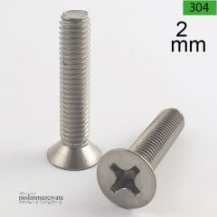 M2 Paslanmaz Yıldız Havşa Baş Vida Çeşitleri (YHB) DIN965