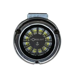 70W Mavi Beyaz Çakarlı Yüzey Montajlı Su Altı Lambası Krom