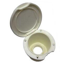 Duş Yuvası - Düz Kapaklı, Beyaz Gömme Tip Tekne Duş Kutusu