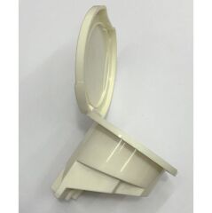 Duş Yuvası Yan Montaj Beyaz Kapaklı